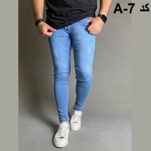 شلوار جین آبی روشن کد A-7
